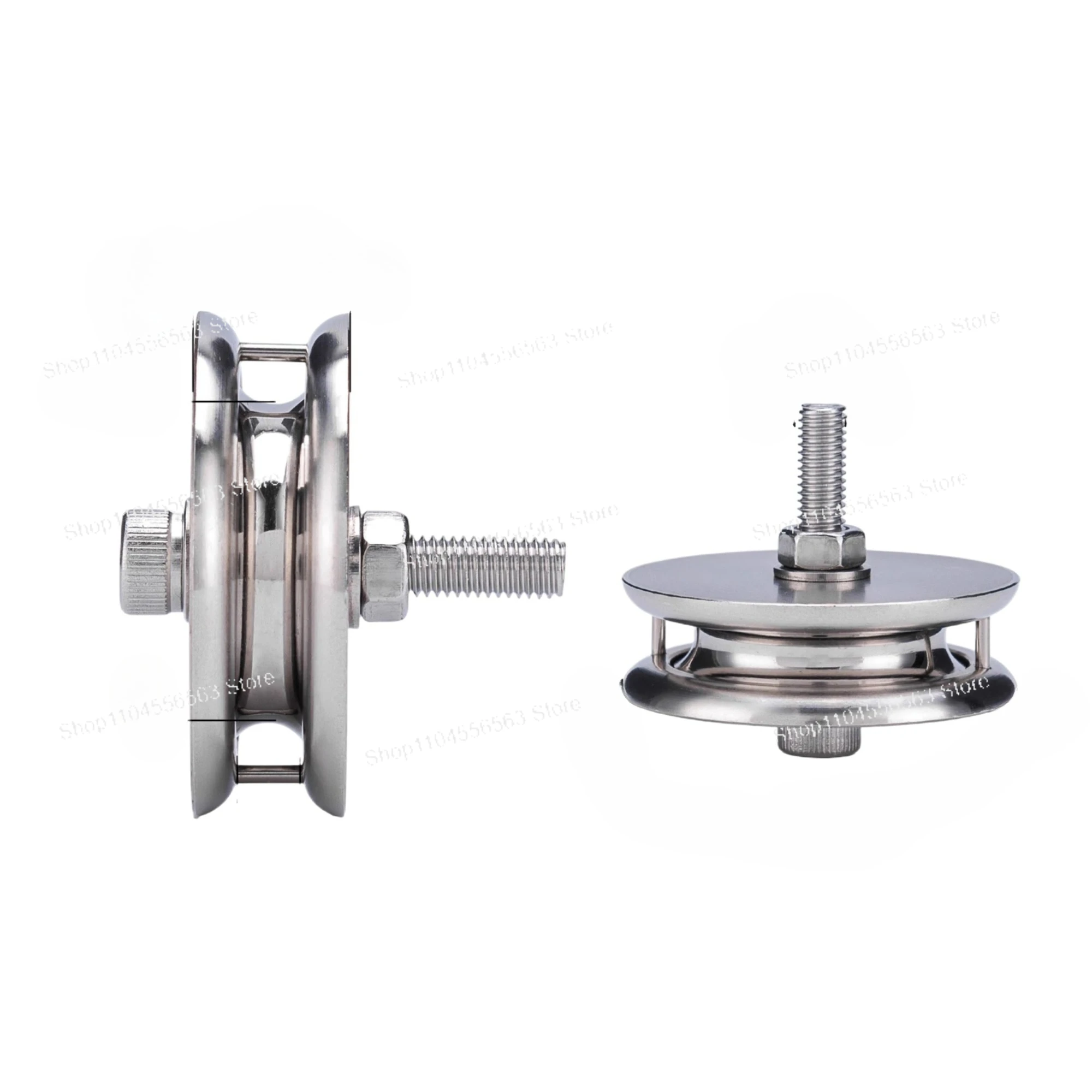 

40mm Outer Diameter Stainless Steel Anti Jumper Guide Wheel Wear-resistant Wire Passing Wheel