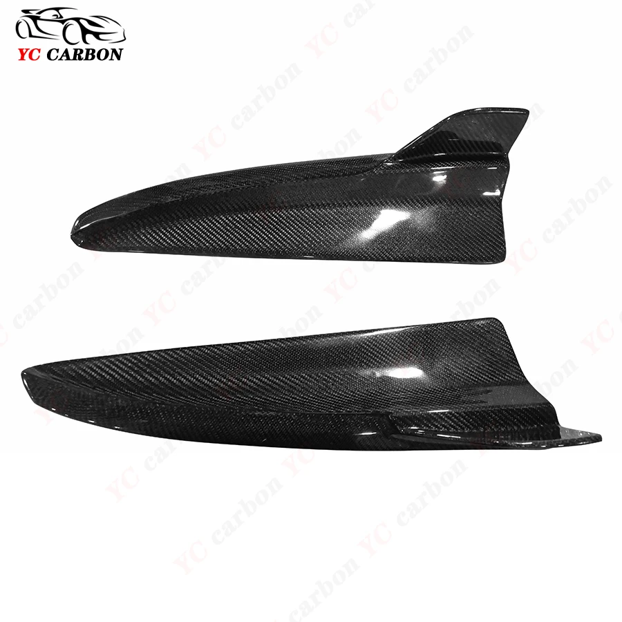 For Mercedes Benz C Class W205  C180 C200 C300 C43 C450 C63 FD Style Carbon Fiber Rear Bumper Wrap Corner Diffuser Side Spoiler