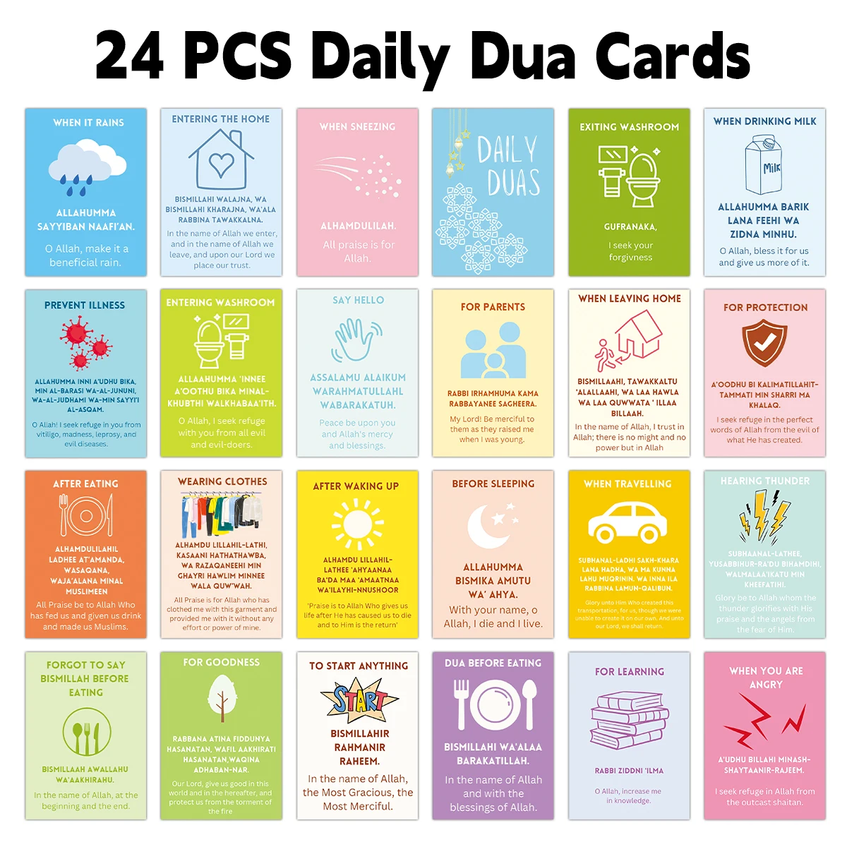 24Pcs Islamic Praye…
