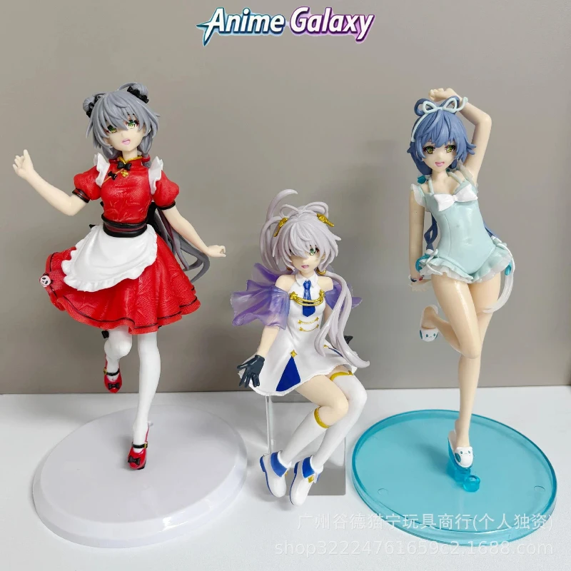 初音ミク-vocaloid-フィギュア-羅天一-流星メイド衣装-2dアニメ美少女-トレンド玩具-周辺機器-コレクションモデル-オルナ