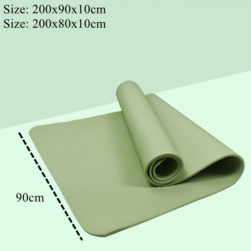 

Коврик для йоги 200x90x10 см, спортивный коврик, материал, безопасный, экологически чистый, без запаха, подходит для дома и пилатеса, тренировок, амортизация