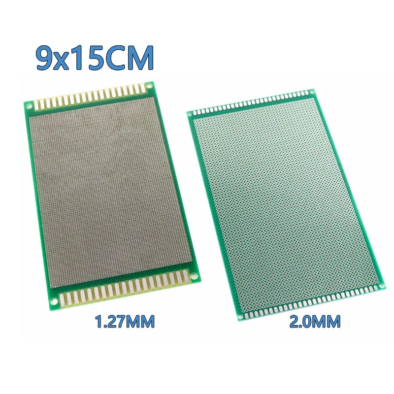 Placa PCB de doble cara 9x15CM 1,27 MM 2,0 MM 9*15CM placa prototipo de circuito impreso Universal para Arduino