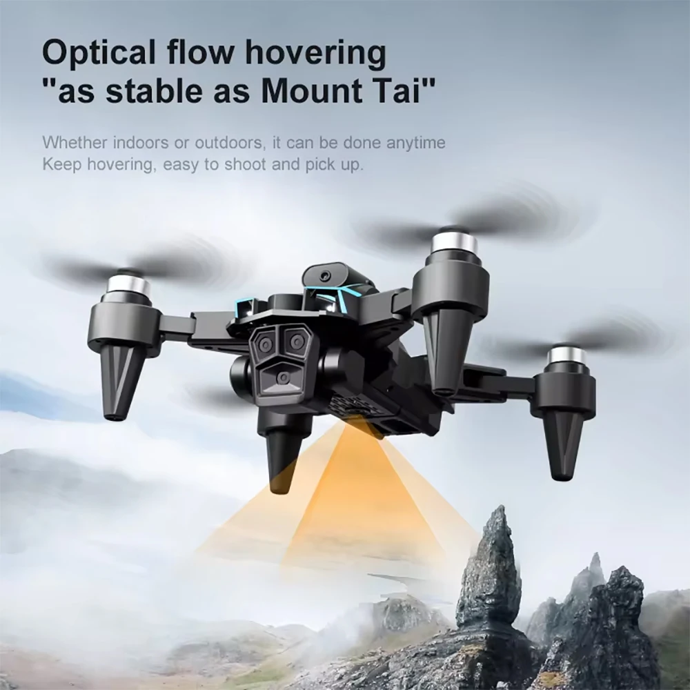 Professional K12 MAX Drone Three Camera HD Folding RC Quadcopter Brushless Motor intelligent Obstacle Avoidance Drones Toy