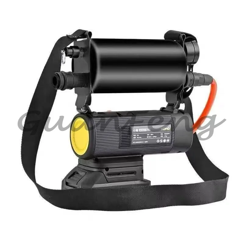 Backpack type cordless air compressor 20V 200W, portable small external battery air pump