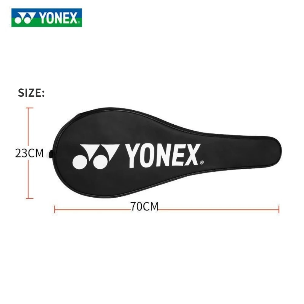 حقيبة كرة الريشة YONEX يمكن أن تحمل ما يصل إلى مضربين مقاومة للاهتراء وعملية ومناسبة لحقيبة المضرب للرجال والنساء