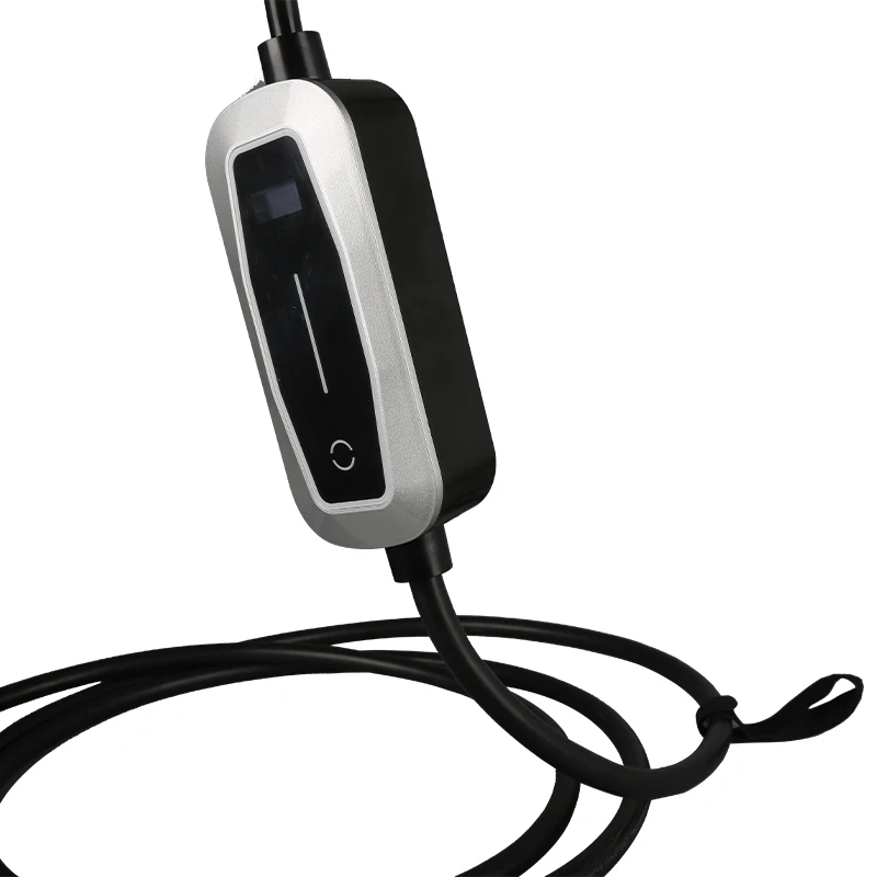 Portable 3.5KW EV Charger SAE J1772 Plug Adjustable Cable Compatible Type 1 Type 2 Electric Car Charger