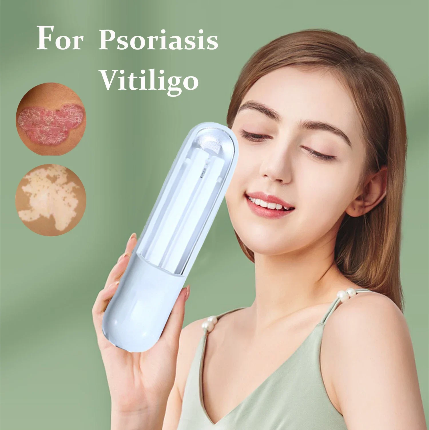 FODRK UVB Ultraviolet Phototherapy Instrument Psoriasis Treatment UV 311nm Is Recommended By Doctors To Treat  Vitiligo