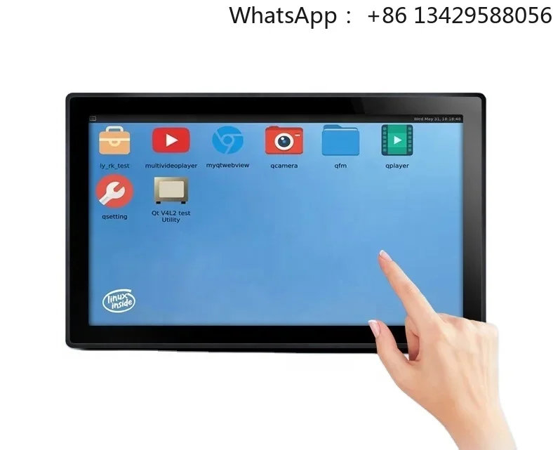 Rugged Embedded 12 Inch LCD 12V 24V VGA DVI Outdoor Capacitive Touch Screen Display OEM ODM for Kiosk Vending Machine