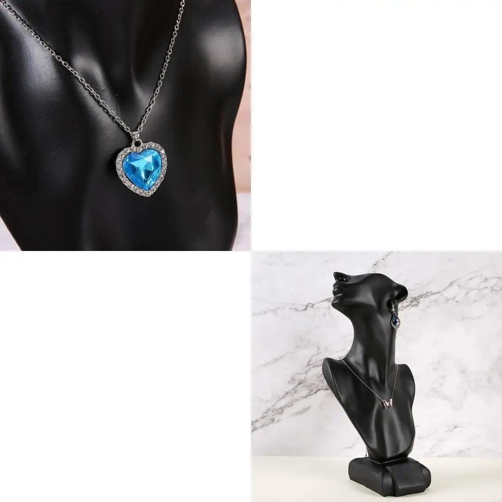 

Stylish Resin Jewelry Mannequin Display Holder Home Accessory for Necklace and Earring Exhibition and Organization