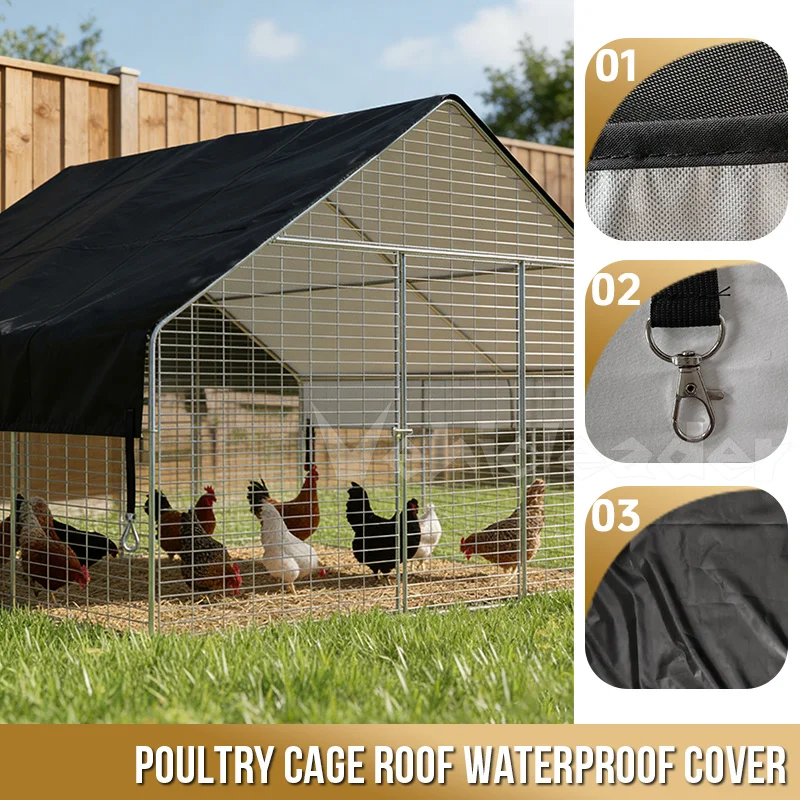 Chicken House SunShade Breathable Mesh Shade Cloth Outdoor Sun Shade With Grommets Open-air Garage Swimming Pool Shade Netting