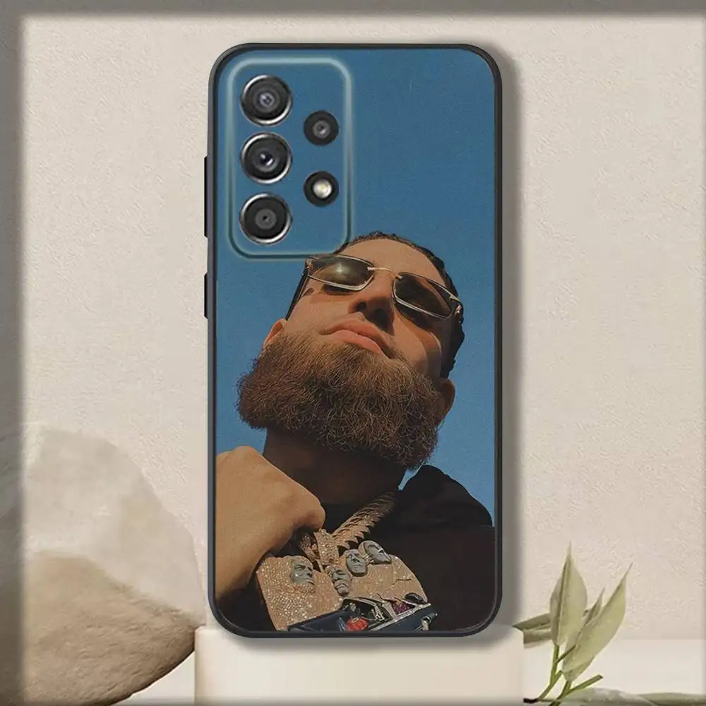 H-Hades ラッパー 66 電話ケース サムスン S 25、24、23、22、30、21、10、9、ウルトラ、プラス、ライト、FE、4、5 G ソフトブラックケース