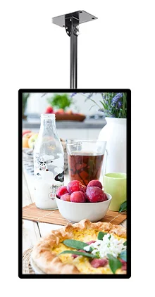 Hoher Helligkeit, hängender Werbeplayer, LCD-Digital-Signage-Display, 49-Zoll-Decke, kostengünstiger LCD-Bildschirm