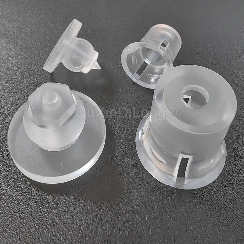 500 قطعة مواجهات أكريليك شفافة دبابيس غير مرئية مخفية كليب الأظافر برغي بلاستيك لافتات جدار جبل علامات الإعلان دبابيس المواجهة