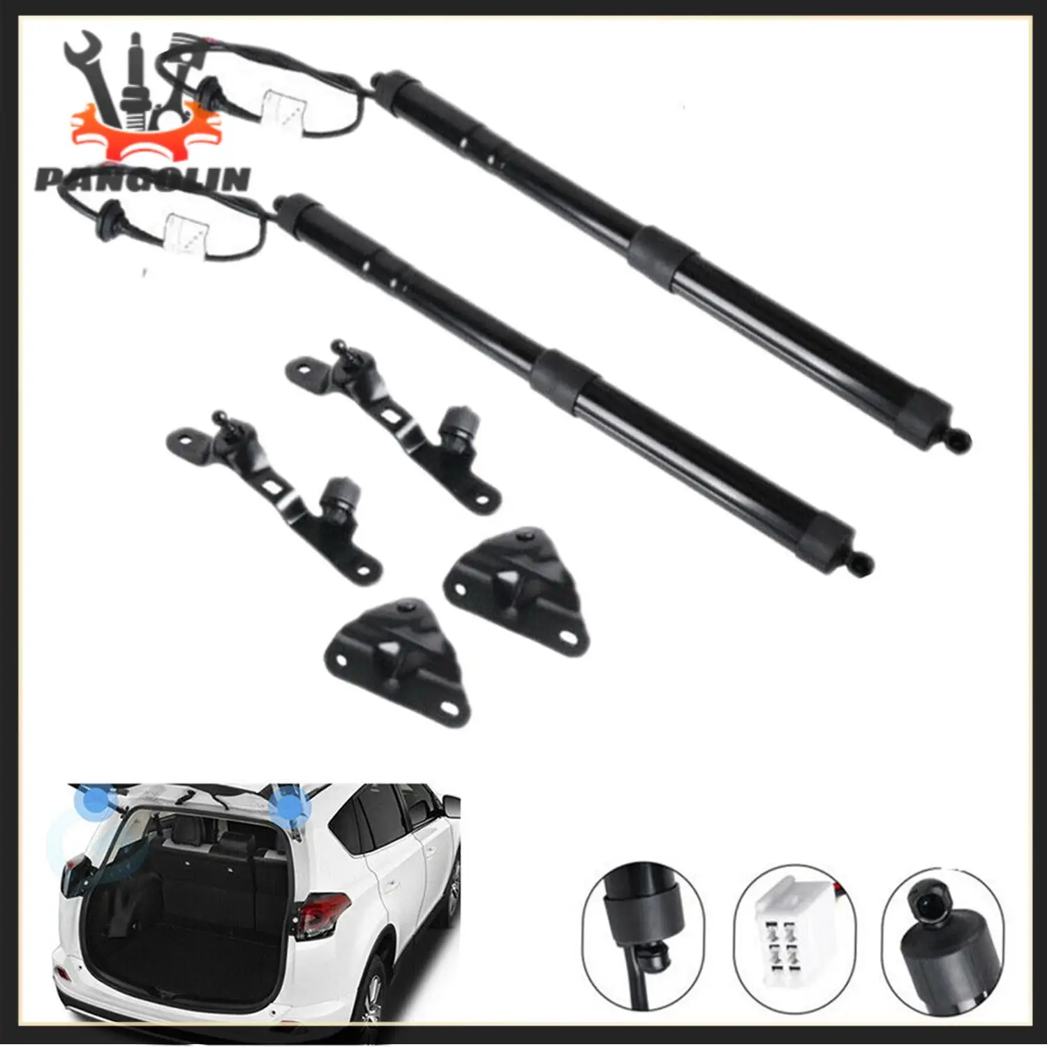 

2 шт. опора подъема задней двери багажника 6892009010 6892009080 6892009015 6892009016 для Toyota RAV4 Limited 2013-2018 гг.