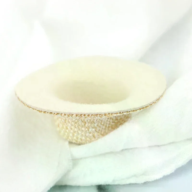 2 قطعة دمية مصغرة قبعة القش دمية صغيرة قبعة بيت الدمية زخرفة اليد المنسوجة