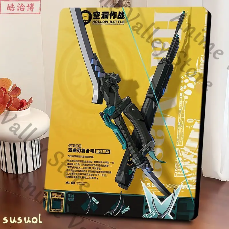 

Аниме Zenless Zone Zero Lighter Astra Yao Asaba Harumasa Hoshimi Miyabi Косплей Мультфильм Оружие Фоторамка Стоячий Знак Рождество