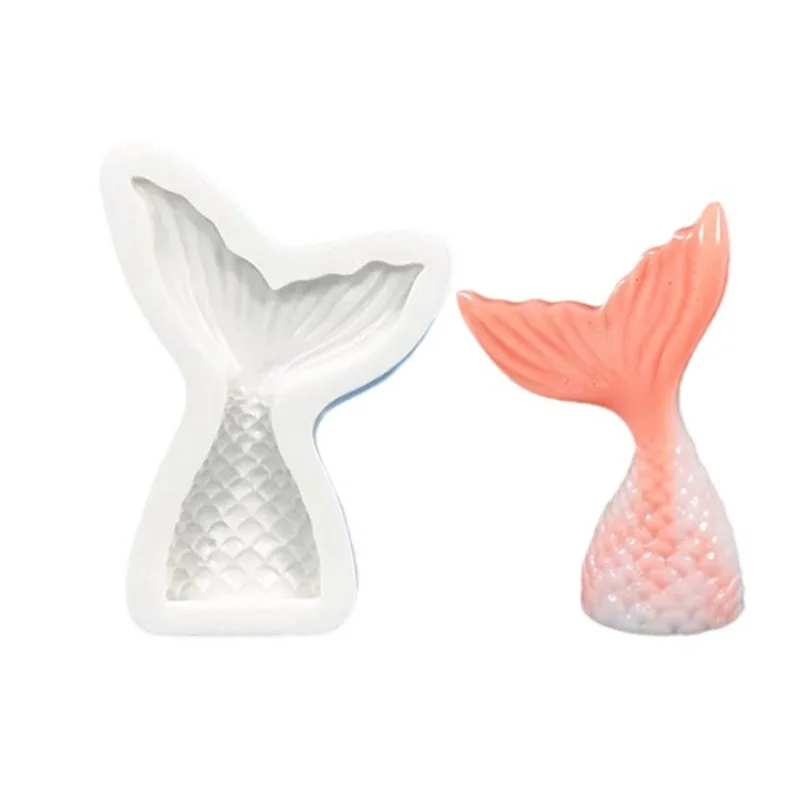 

Mold Mermaid Tail Shell Starfish Hippocampus Fondant Chocolate Silicone Mold