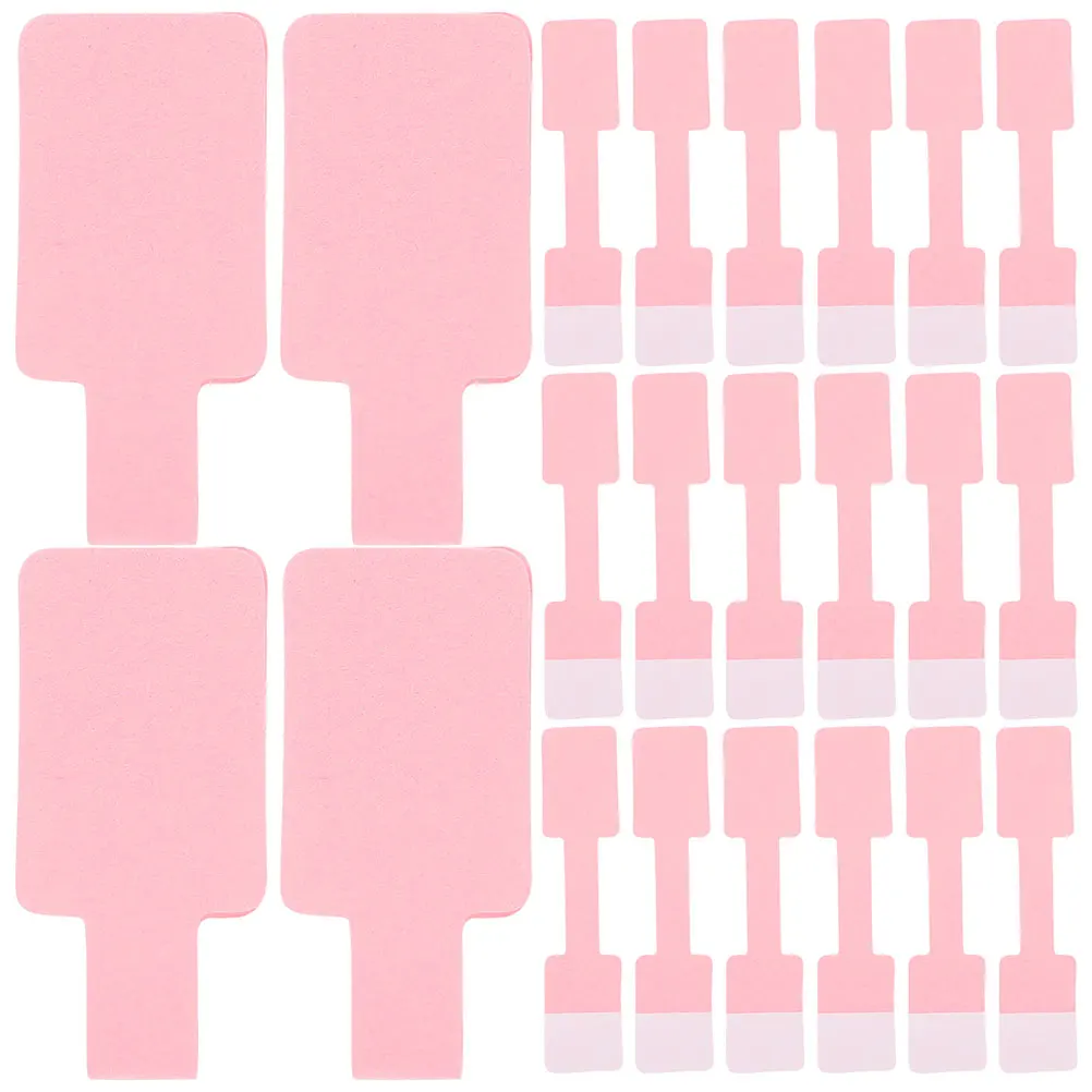

200 pcs Jewelry Price Stickers Kraft Paper Adhesive Labels Tags for Necklaces Bracelets Exhibitions Handmade Accessories Folder