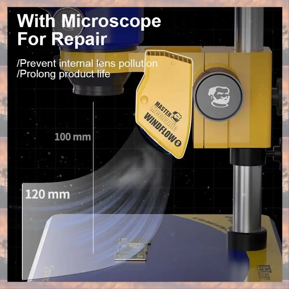

2025 Trend MECHANIC Windflows Fume Extraction Instrument For Microscope Motherboard PCB Repair Portable Welding Fume Extractor