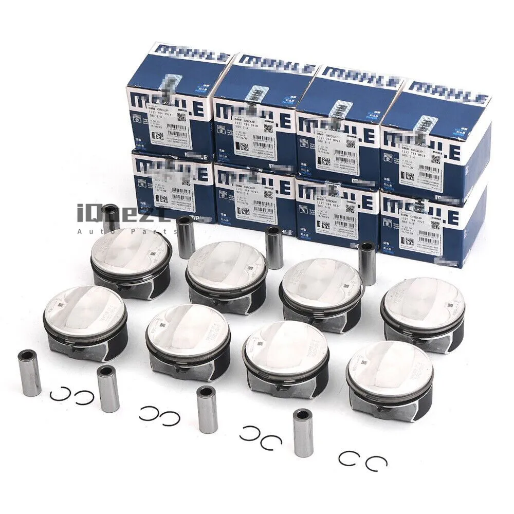 8x Piston & Ring Set STD Φ92mm Mahle for BMW M3 E90 E92 E93 S65B40 4.0 V8 11 257840918