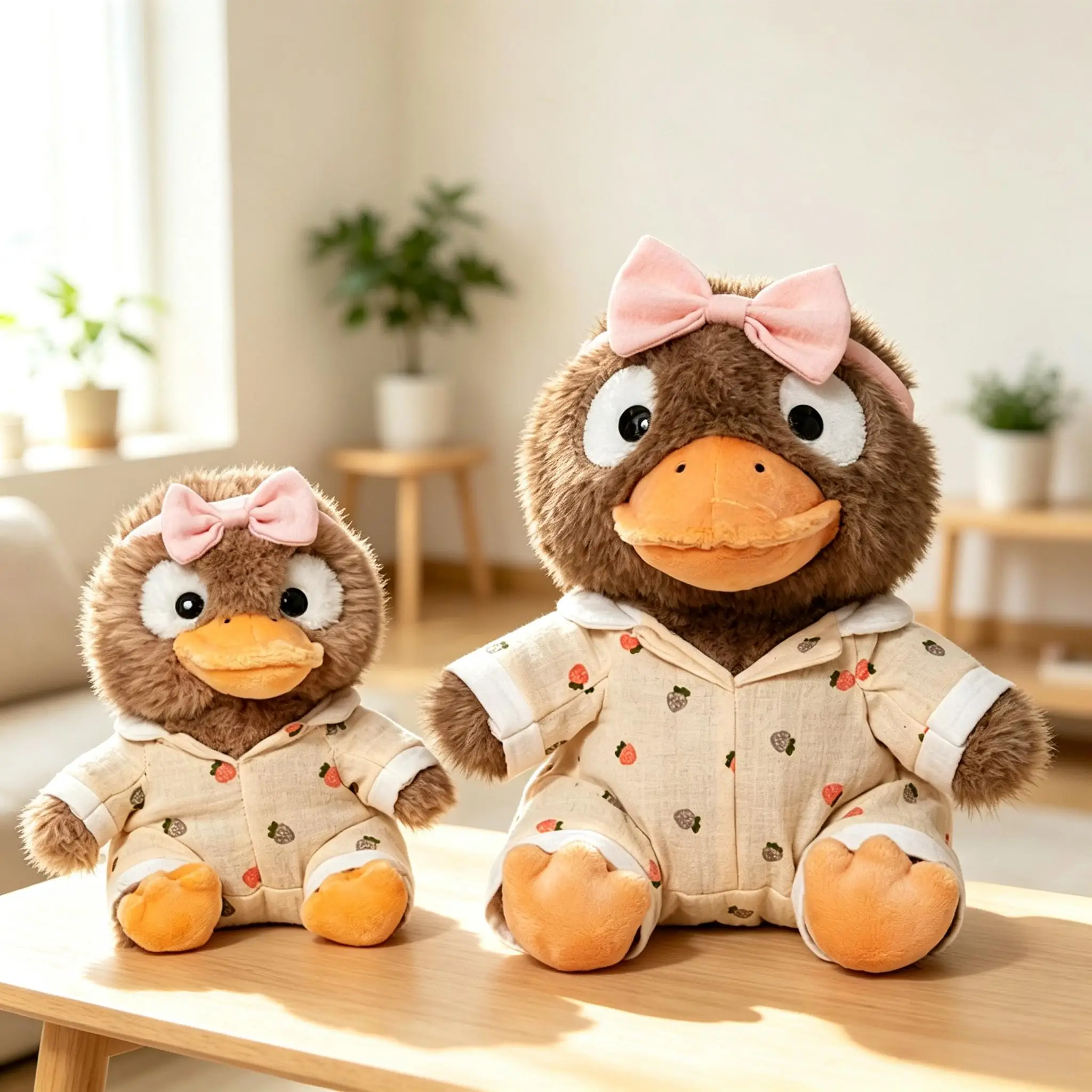 18/25cm Kawaii Cartoon Platypus Plush Toy Soft Stuffed Animal Doll Pillow Decor Companion Ornament Birthday Gift Kids Boys Girls
