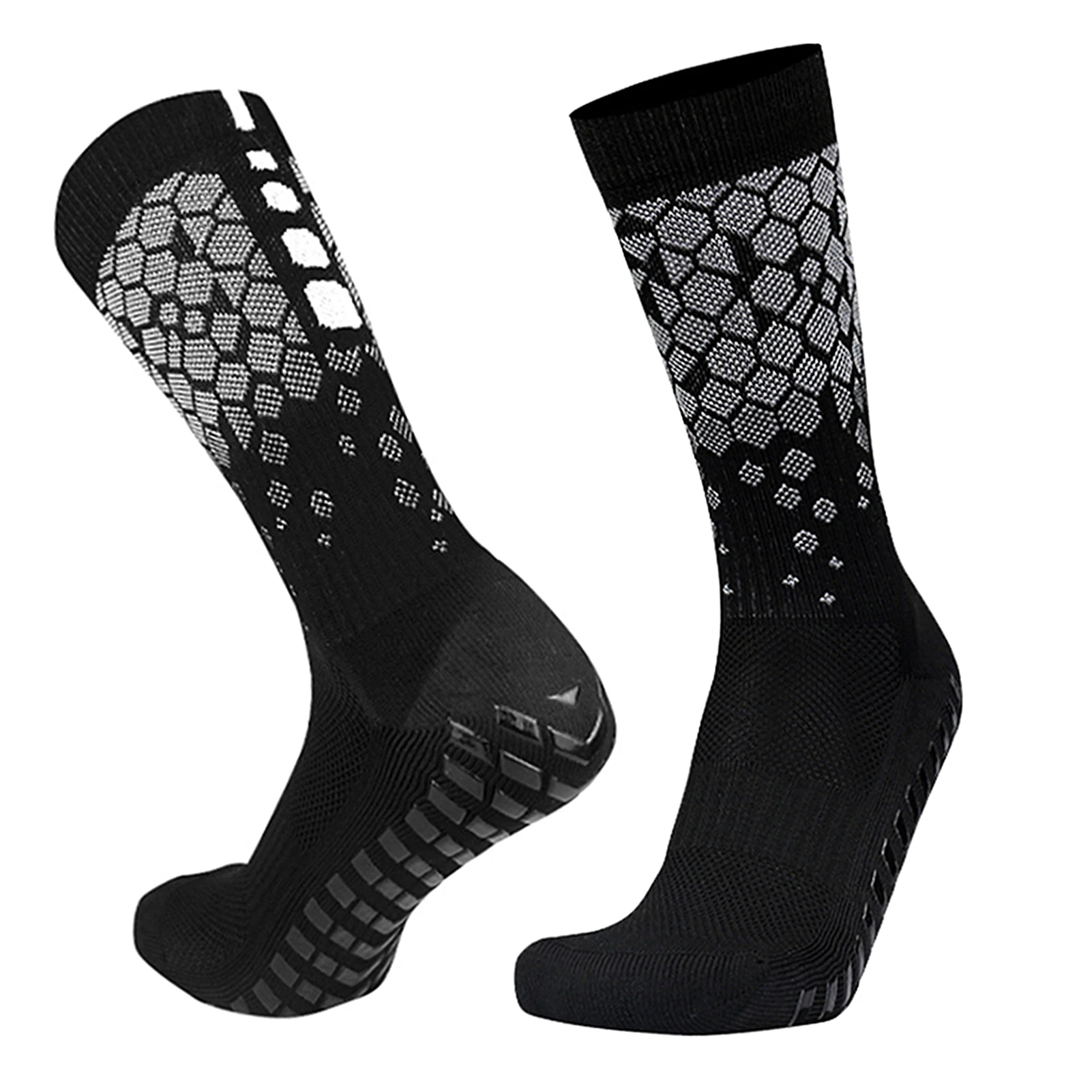 Anti-slip Soccer Socks for Men and Women Breathable Athletic Socks with Grippers for Yoga Football Gym anti-slip soccer socks
