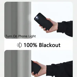 1PC Blackout Curtains with Coated isolated lining, living room curtains, bedroom, kitchen, home decoration, bedroom decoration 10 Main Cortinated Sales Kitchen - №9