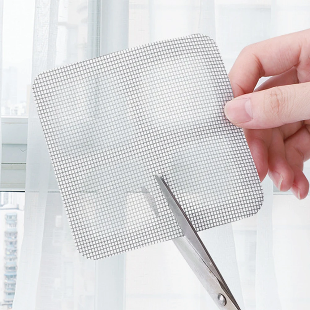 30 Sheets Window Screen Repair Kit Waterproof Patch for Tear Holes Door Adhesive Acrylic Glue