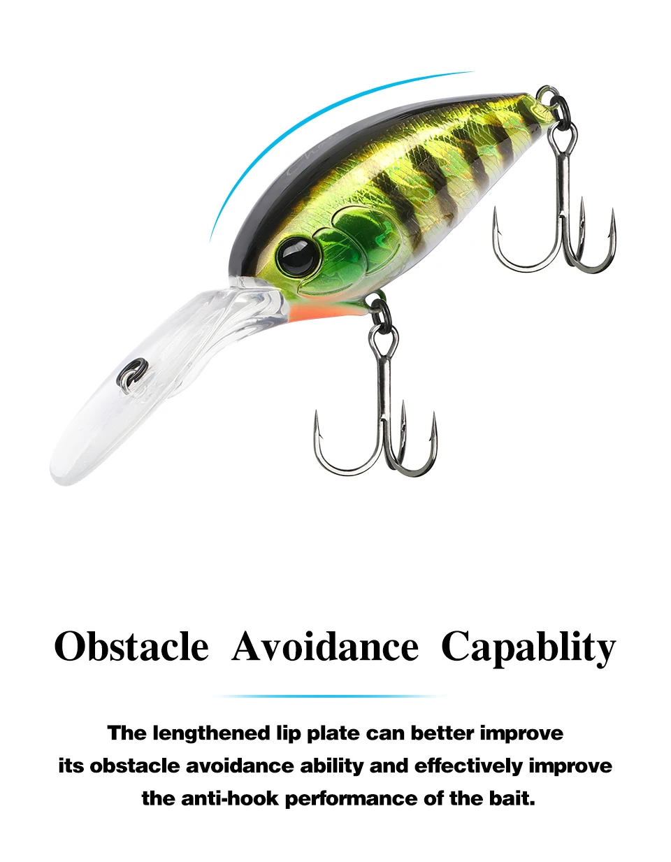 TSURINOYA 60F Kurbelköder Angelköder 60 mm 16,6 g CHASER 0–3 m langer Wurf schwimmender künstlicher harter Köder Bass Pike Ajing Kurbel – Detail 9