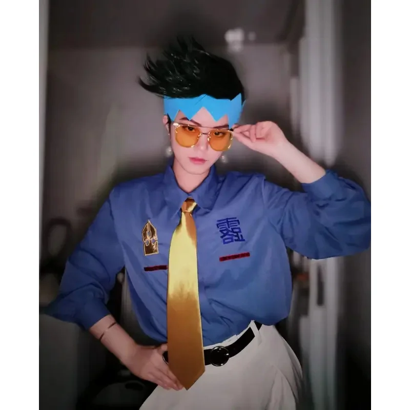 

didi 211Rohan Kishibe Cos Косплей Рождественский костюм на Хэллоуин рубашка + галстук (не брюки) 110