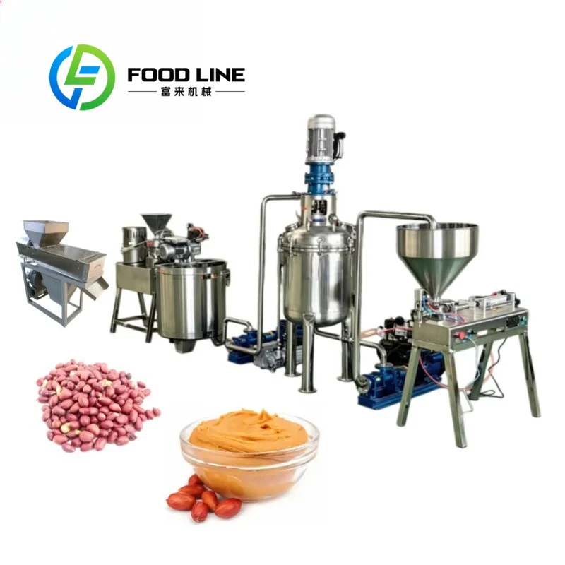 Peanut Butter Production Line Integrated Degassing Module Removes Air Bubble To Extend Shelf Life Of Finished Peanut Butter Jars