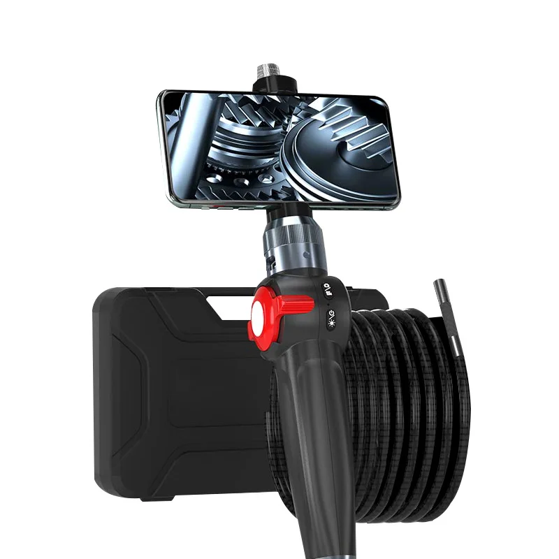 

Turning endoscope 360 degree air conditioner auto repair carbon deposit pipe detection camera waterproof industry