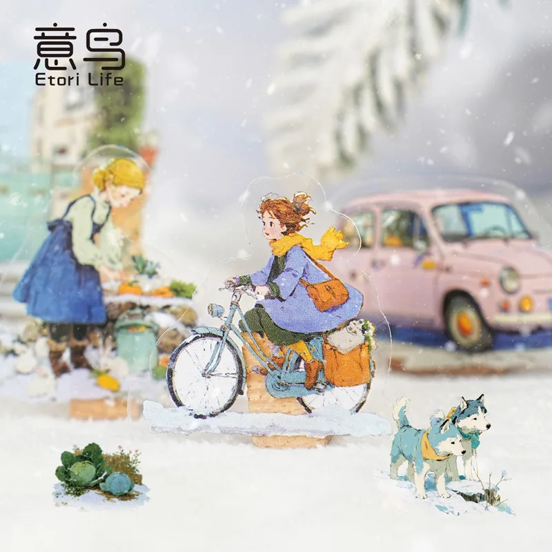 

15 шт./1 лот Kawaii наклейки для скрапбукинга лес природа мусорный журнал золотой планировщик канцелярские наклейки планировщик декоративные