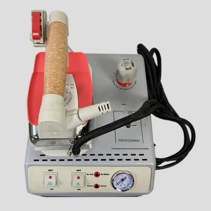 Commercial High Pressure Steam Iron Machine Industrial Boiler Steam Iron with Dual Control Switch Pressure Gauge