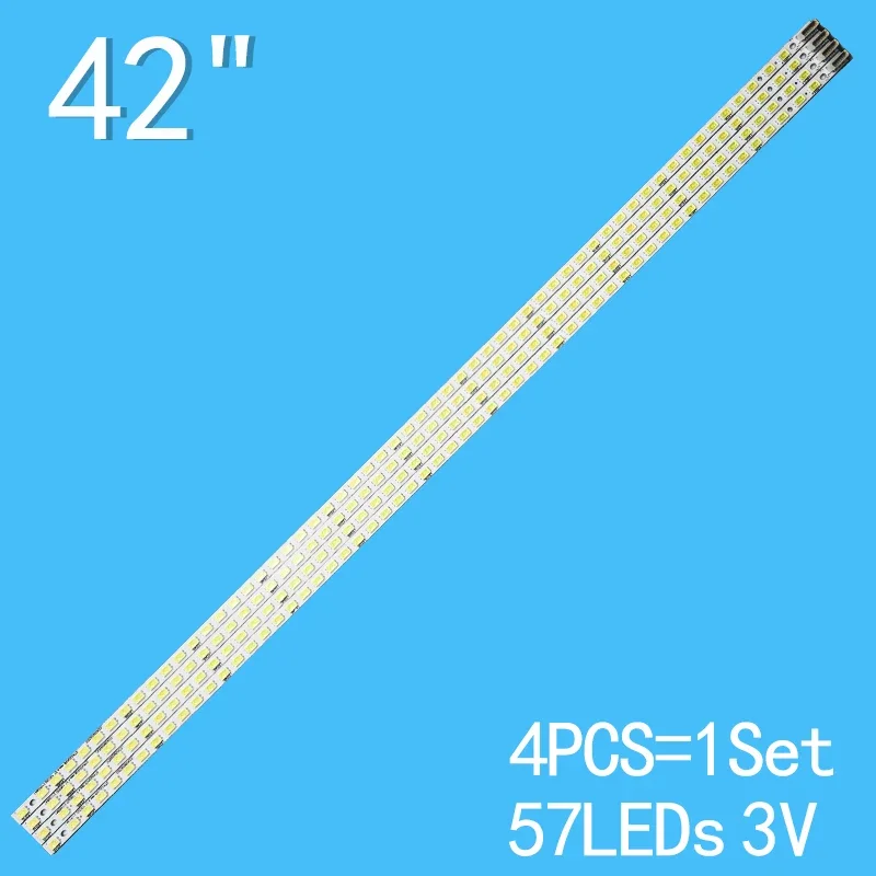 

475mm LED backlight strip For 57 lights STK420A08-REV.4-57-100320.21000841 LED42MS92DC KPL+420B1C3E3