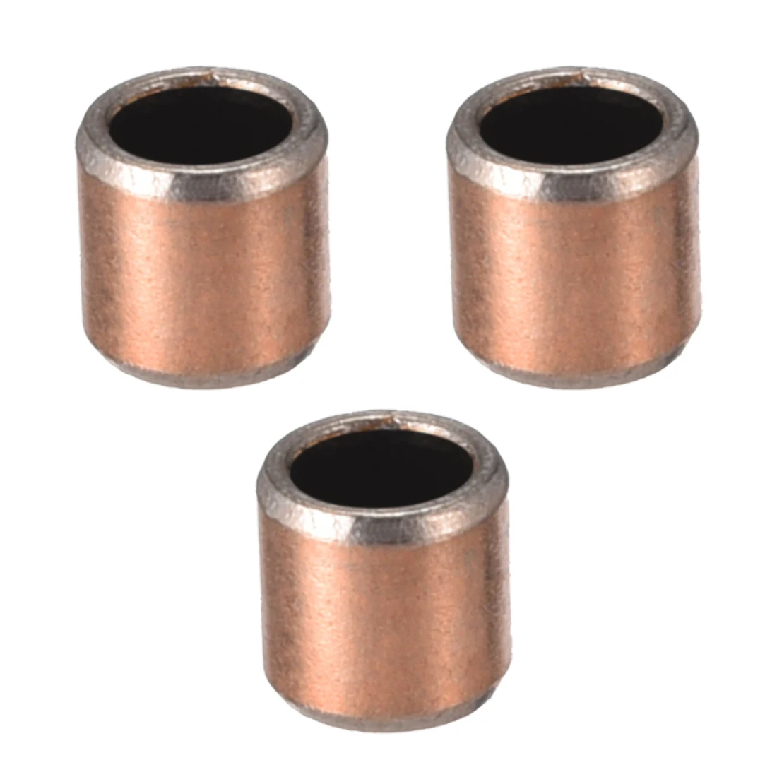 uxcell 1-11PCS Sleeve (Plain) Bearings 3mm 4mm 5mm Bore 5mm 6mm 7mm OD Wrapped Oilless Self-lubricating Bushings