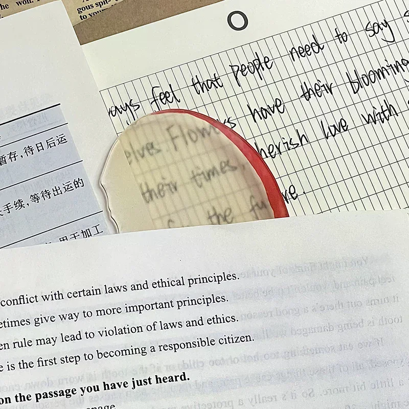 Creative Fruit Slice Bookmark With Simulation Funny Design Sense For INS Fixed Book Photography Cartoon Cute Note Bookmark