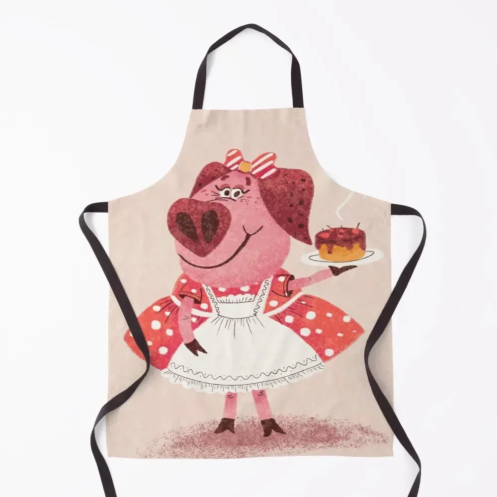 

Pig housewife Apron Smock for hairdressing Kitchen Items For Home useful gadgets for home Cooking Clothes Apron