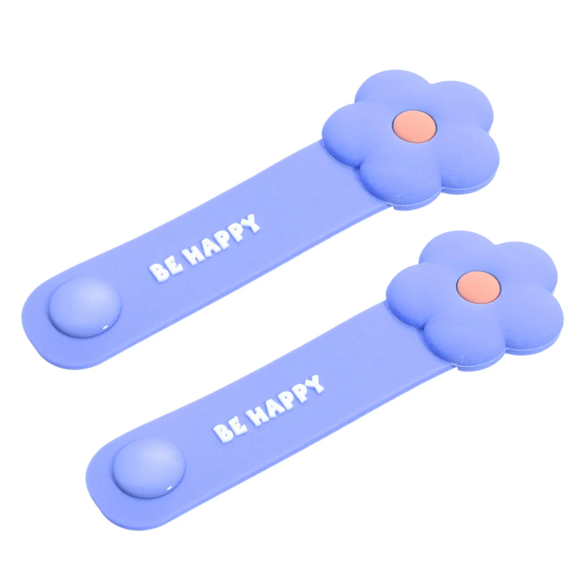 

2PCS Mini Cable Organizer Silicone Cord Management Cellphone Charging Line Headphone Winder Ties Suitable All Cables Lightweight