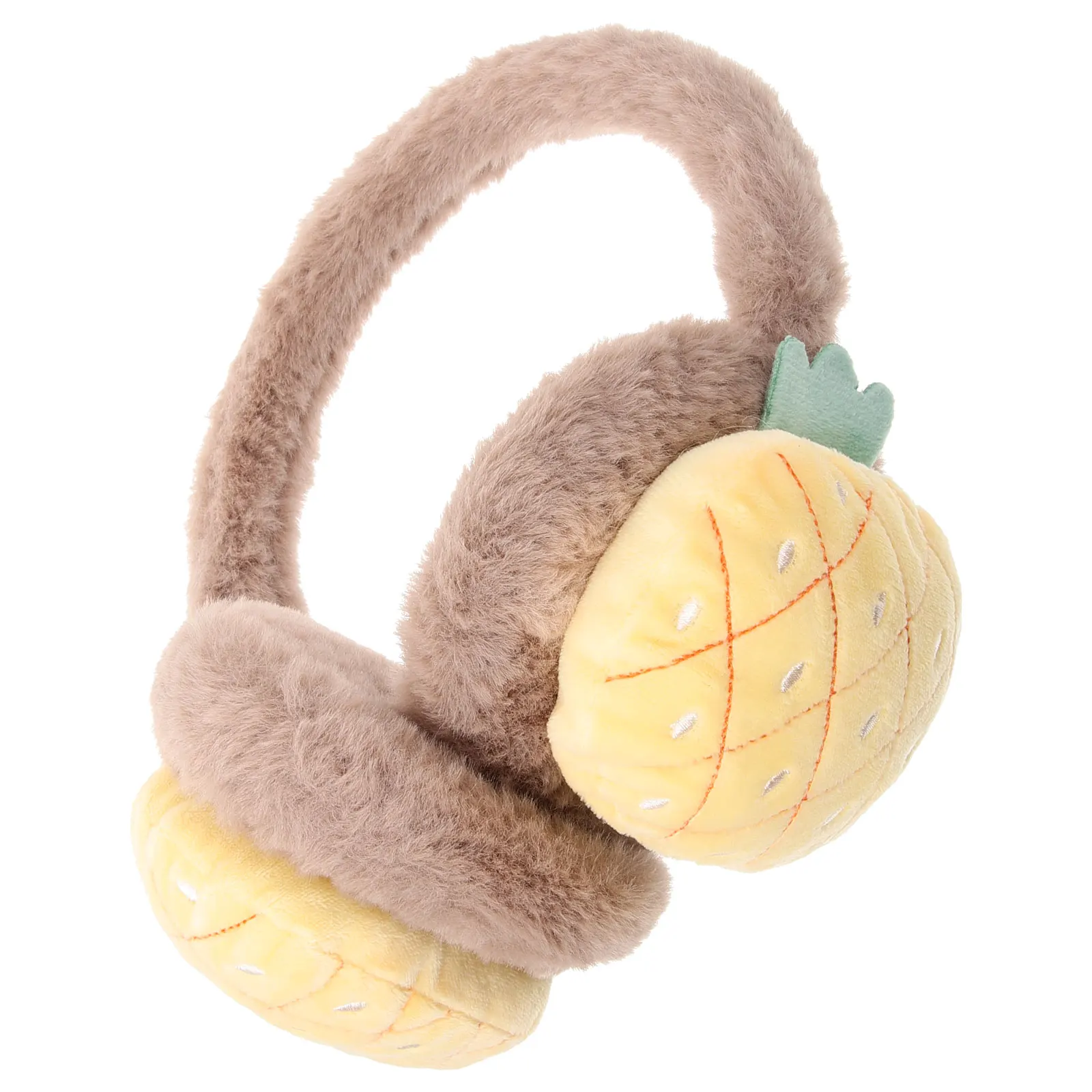

Winter Ear Covers Warm Earmuffs Artificial Adult Yellow Cute for Women Child