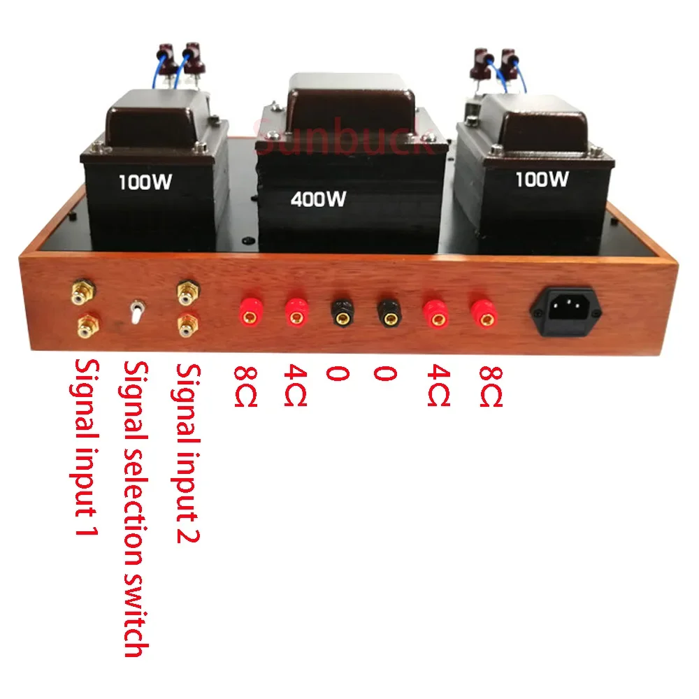 Sunbuck 6U8 FU29 6U8A (6F2) 35W+35W 2.0 push-pull  tube power amplifier