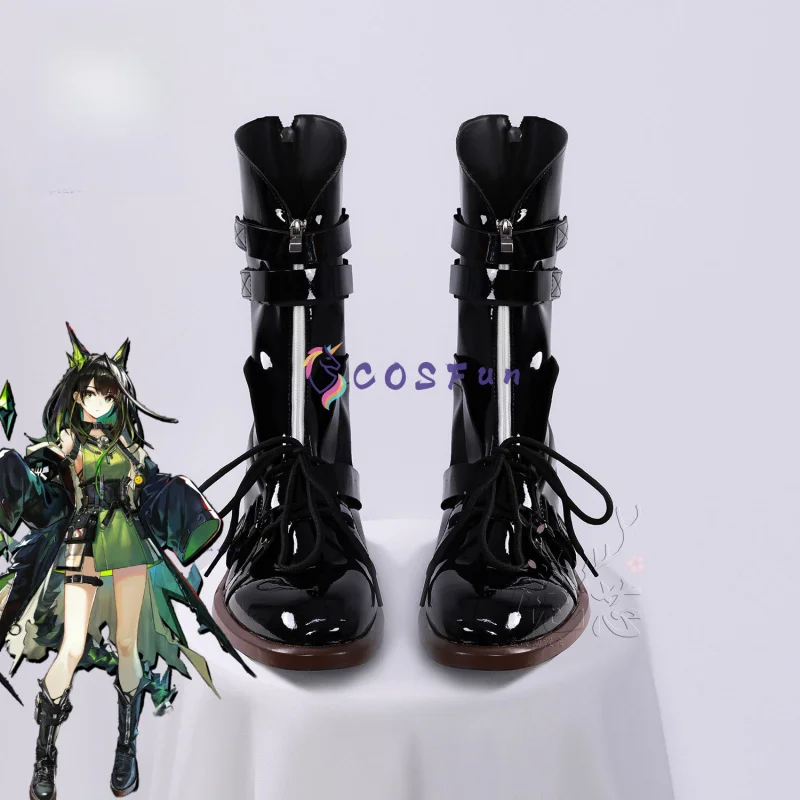 

Игра Arknights Mon3tr Обувь для косплея Сапоги Аниме Персонаж Хэллоуин Карнавал Вечеринка Опора COSFun