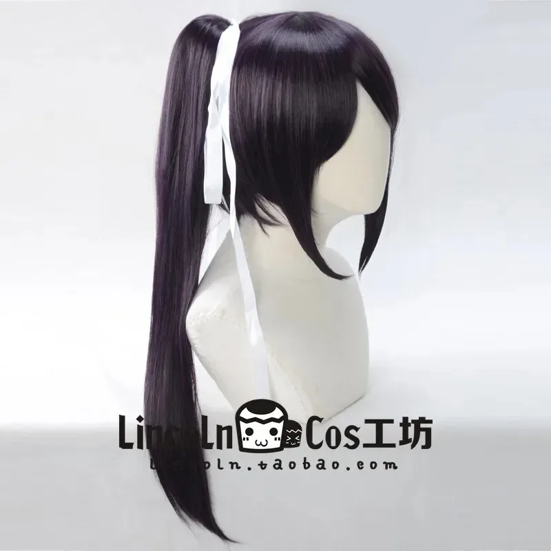 2025-yiyi-sayaka-igarashi-cosplay-cheveux-synthetiques-resistant-a-la-chaleur-65-cm-violet-noir-mixte-longue-anime-blanc-ruban-perruque