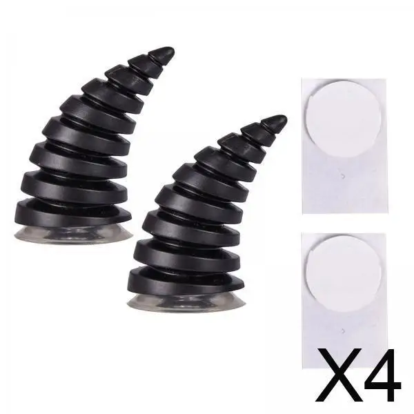 

Helmet Devil Horn Hat Sticker 2pcs Waterproof PP Material for Bike Motocross Snowboard Decoration