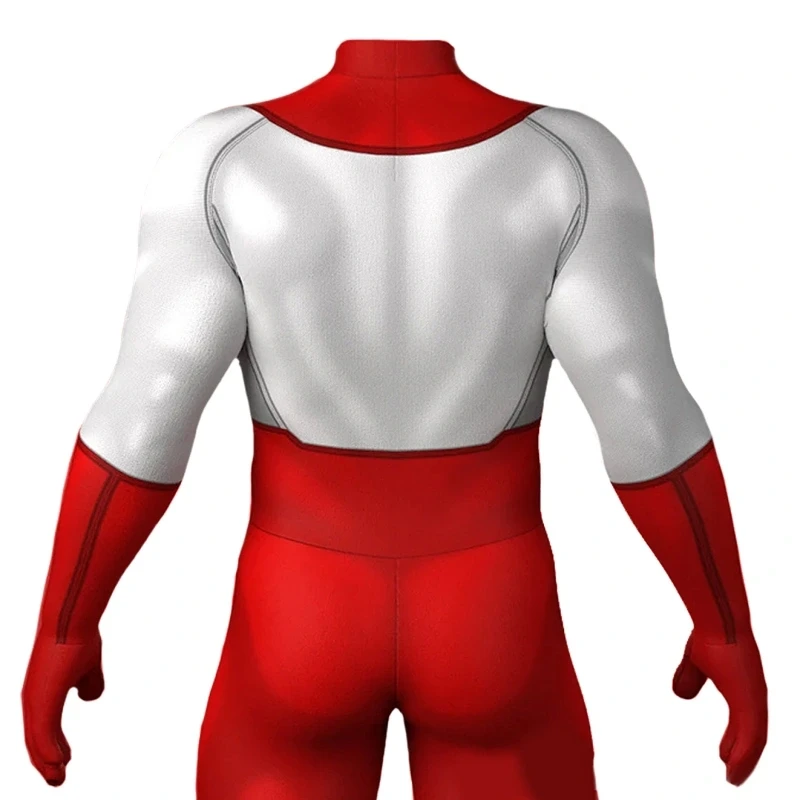 Omni-Man Cosplay Costume Invincible Hero Nolan Grayson Red Suit Halloween Carnival Comic-Con Disguise Theme Party Takerlama