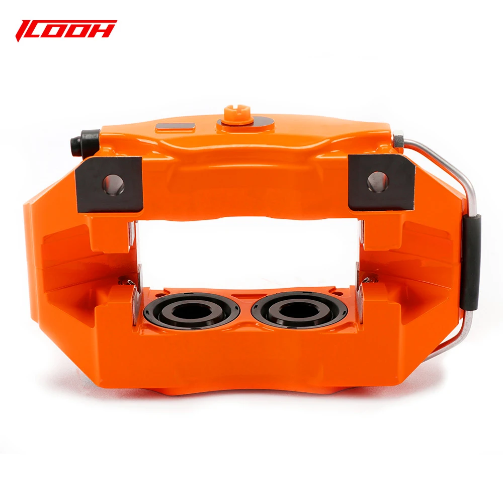 ICOOH 4 Piston Brake Caliper Cover Disc Kits 17 inch Rear Wheel  for Toyota pardo GX460 4Runner FJ Land Cruiser