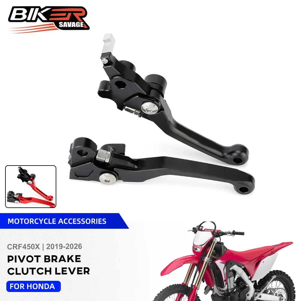 

Рычаги тормоза и сцепления с ЧПУ для Honda CRF450X 2019-2026, аксессуары для мотоциклов, передние рукоятки управления для внедорожных мотоциклов