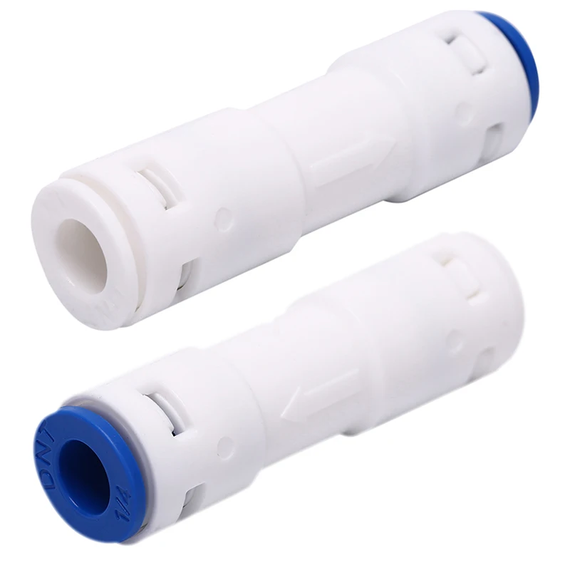 New-Check Valve Push In For Non Return Water Reverse Osmosis System Filters 1/4