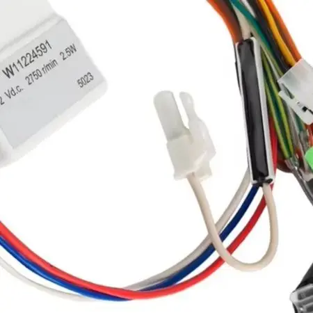 Refrigerator Evaporator for fan Motor W11224591 Replacement Supporting 12V DC Voltage 2750 RPM Rotation and 2.5W Power