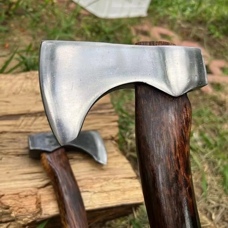 Manganese steel logging, chopping wood, vehicle mounted camping, woodworking, multifunctional axe, camping tactical axe